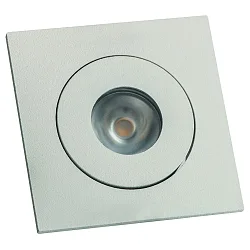 Projecteur encastré MENTE COB LIGHTPOINT 350MA pivotant, carré, courant constant IP20, blanc mat