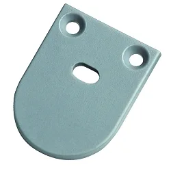 Embout UP20/11 semi-circulaire, avec possibilité d'alimentation, aluminium