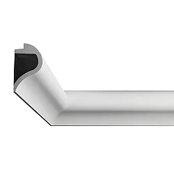 Mousse de support PU VOUTE 14X8 / 2M, blanche