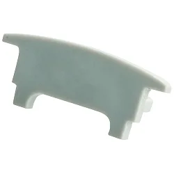 Embout COLLAR PROFILE FLAT plat, fermé, gris