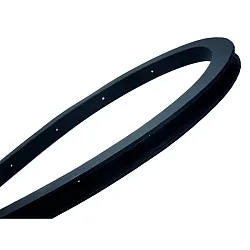 Profil de montage VARDAFLEX PLATIN Q 3D - SILICONE ANOLE BLACK- 1M flexible, noir