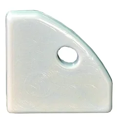 Embout PFH455 avec possibilité d'alimentation, avec trou pour câble, gris