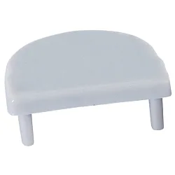 Embout PFH405 / PFH408 (COMBINED WITH COVER PFH891) semi-circulaire, fermé, gris