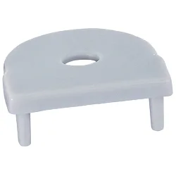 Embout PFH405 / PFH408 (COMBINED WITH COVER PFH891) semi-circulaire, avec possibilité d'alimentation, avec trou pour câble