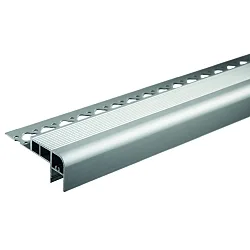 Profil de marche d'escalier SP68/26 - 2M, aluminium anodisé
