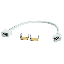 Connecteur VARDAFLEX 8MM...10MM avec possibilité d'alimentation, pliable, blanche