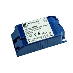 Driver de LED 24V 12W constante de tension, commutable, bleu