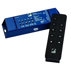 controller RF 12V/24V - 240W/480W - SINGLE COLOUR 1-fold, 4 channel, blue, black