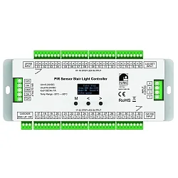 Contrôleur PIR SENSOR STAIR LIGHT CONTROLLER ES32 avec capteur, programmable