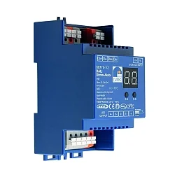 Dimmer DALI OLED DALI-2 PUSH DIM DT8 / DC / 12+24V / SLAVE PWM 4 canaux, bleu