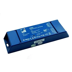 Actionneur de commutation ZIGBEE 12V/24V 240W/480W DOUBLE COULOUR 2X2 2 voies, 2 canaux, contrôlable par ZigBee, bleu
