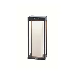 Lampe solaire à accu RADIA MOON MINI avec capteur IP65, gris graphite