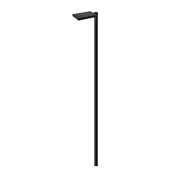 Lampe solaire à accu LINK avec capteur IP65, gris graphite