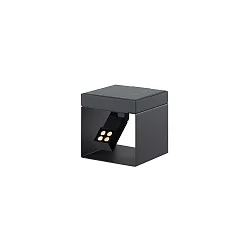 Lampe solaire à accu ALEA avec capteur IP65, gris graphite