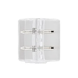 Connecteur direct LUXI LINK avec prise de courant, transparent