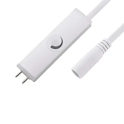 Variateur tactile LUXI LINK avec prise de courant, blanche
