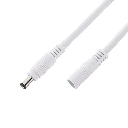 Rallonge de câble LUXI LINK avec prise de courant, blanche