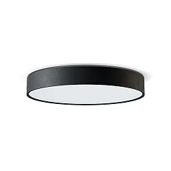 Luminaire de surface DISC IP20, noir gradable