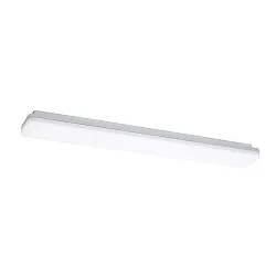 ceiling luminaire PLANK IP54, silver dimmable