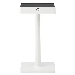 LED luminaire de table à accu NUINDIE CHARGE, IP54, 2.5W 2700K 212lm, avec surface de charge QI , gradable, blanc