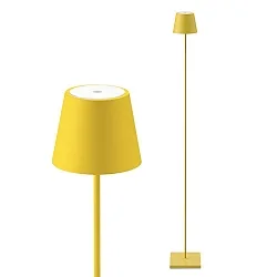 LED lampadaire à accu NUINDIE, IP54, 2700K / 2200K (Flex-Mood), gradable, jaune soleil, couvert de poudre