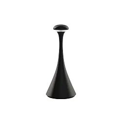 Lampe de table à accu NUDROP MINI CCT Switch, avec variateur tactile IP54, noir nuit gradable