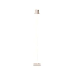 Lampadaire à accu NUINDIE USB-C haut / bas, avec connexion USB, CCT Switch, avec variateur tactile IP54, beige dune gradable