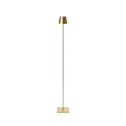Lampadaire à accu NUINDIE USB-C haut / bas, avec connexion USB, CCT Switch, avec variateur tactile IP54, or gradable