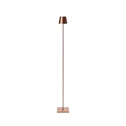 Lampadaire à accu NUINDIE USB-C haut / bas, avec connexion USB, CCT Switch, avec variateur tactile IP54, bronze gradable