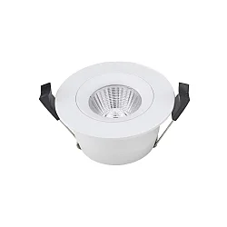 Downlight ARGENT pivotant, contrôlable par Bluetooth, Casambi IP54, blanche gradable