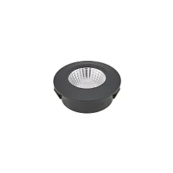 recessed luminaire DILED 60 flat, rigid, Dim-To-Warm IP30, black dimmable 5W 300lm 2100-2700K 36° 36° CRI 95