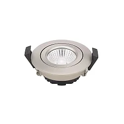 Lumière encastrée DILED 68 pivotant, Dim-To-Warm IP30, acier gradable 6W 360lm 2100-2700K 36° 36° CRI 95