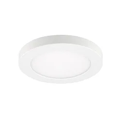 LED Downlight FLED 3-CCT, with DIP switch, IP20, CRi >90, glare free, white, Ø 22.5cm, 18W 3000-5000K 1400-1700lm 110°