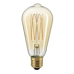 Ampoule à filament SLIM RUSTIKA E27 7W 640lm 2700K 300° CRI 80 gradable