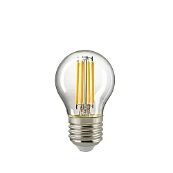 Ampoule à filament forme de gouttes FILAMENT P45 dimmable E27 4,5W 470lm 2700K 330° CRI 80 gradable