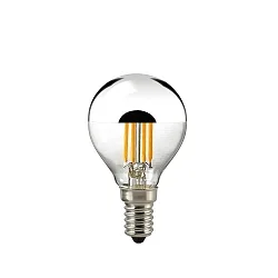 Lampe de rétroviseur forme de la goutte FILAMENT MIRROR P45 dimmable E14 4,5W 180lm 2700K 180° CRI 80 gradable
