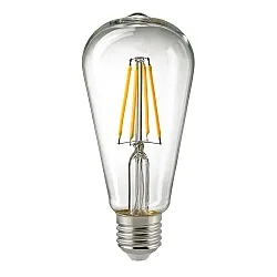 Ampoule Edison forme d'ampoule FILAMENT Edison dimmable E27 7W 810lm 2700K 330° CRI 80 gradable
