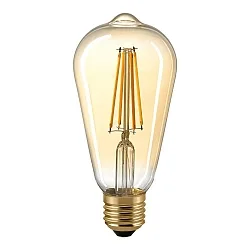 Ampoule Edison forme d'ampoule FILAMENT Edison dimmable E27 4,5W 400lm 2500K 330° CRI 80 gradable