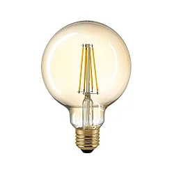 Globe de filament d'ampoule GLOBE G95 GOLD G95 dimmable E27 4,5W 400lm 2500K 330° CRI 80 gradable