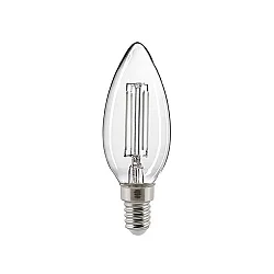 Ampoule à filament forme bougie 4,8W 470lm 2700K 300° CRI 90 gradable