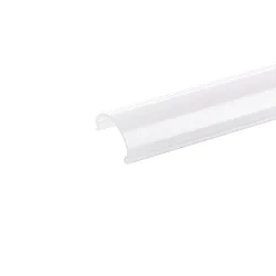 Cover for Alu mounting track 15, round, length 200cm, opal