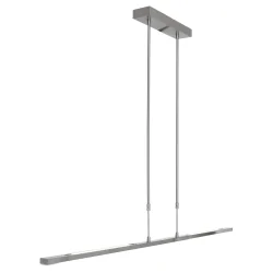 Steinhauer Pendant luminaire ZELENA LED, 3 flames, bronze