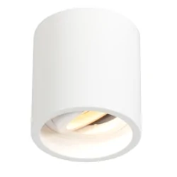 Downlight PÉLITE SPOT cylindrique, rigide, version pour montage en surface GU10 IP20, blanche gradable