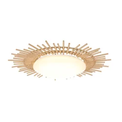 Luminaire de plafond AURA rond IP20, beige, couleur naturelle gradable