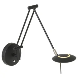 Steinhauer Wall luminaire ZODIAC LED, 1 flame, bronze