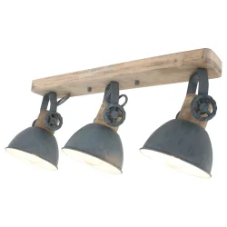 Mexlite Spot GEARWOOD, 3 flames, green