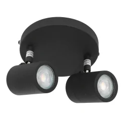 Mexlite Spot, 2 flames. GU10, IP44, steel