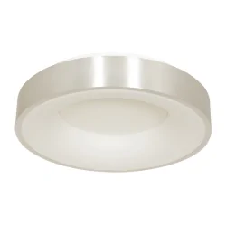 ceiling luminaire RINGLEDE - Ø 38CM round, medium, direct / indirect IP20, silver brushed dimmable