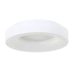 ceiling luminaire RINGLEDE - Ø 48CM large, round, direct / indirect IP20, white matt dimmable
