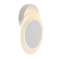 Applique et plafonnier LIDO rond, réglable, indirect, perforé IP20, blanc mat gradable